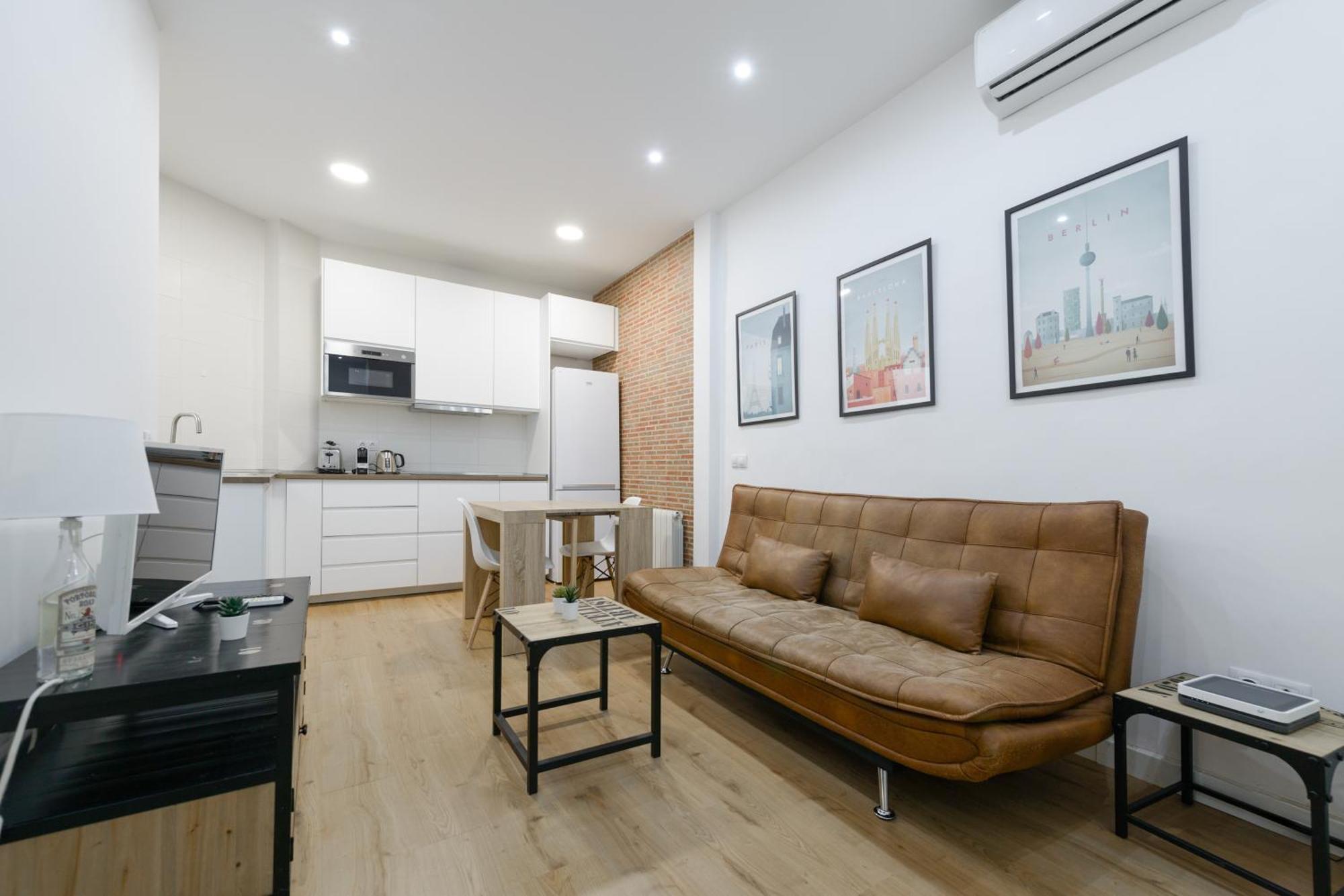 Apartmán Avila Calle, Precioso Estudio En Santiago Bernabeu-Estrecho En Segundo Piso Sin Ascensor Madrid Exteriér fotografie